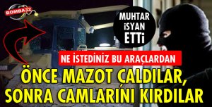 ÖNCE MAZOT ÇALDILAR SONRA ZARAR VERDİLER