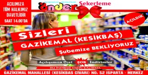 ÖNDER ŞEKERLEMEDE İNDİRİM FESTİVALİ 