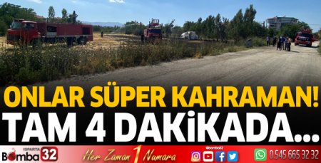 Onlar süper kahraman! Tam 4 dakikada...
