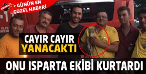 ONU ISPARTA EKİBİ KURTARDI