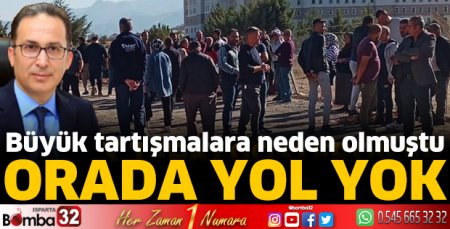 Orada yol yok