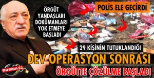 ÖRGÜTTE ÇÖZÜLME SÜRECİ BAŞLADI