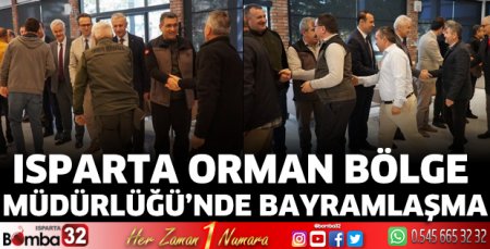 Orman Bölge Müdürlüğü’nde Bayramlaşma