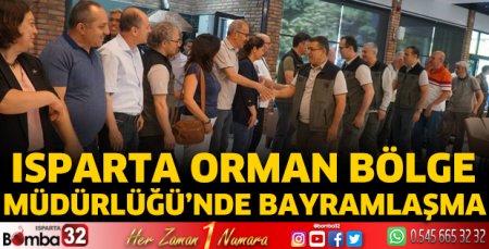 Orman Bölge Müdürlüğü'nde Bayramlaşma