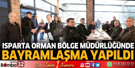 Orman Bölge Müdürlüğünde bayramlaşma yapıldı