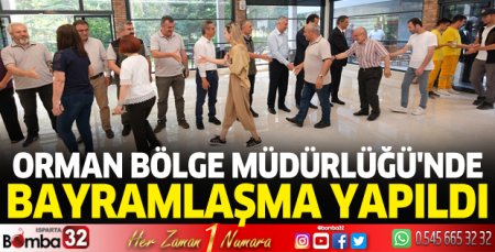 Orman Bölge Müdürlüğü'nde bayramlaşma yapıldı