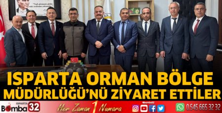 Orman Bölge Müdürlüğünü ziyaret ettiler