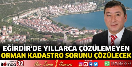 Orman kadastro sorunu çözülecek
