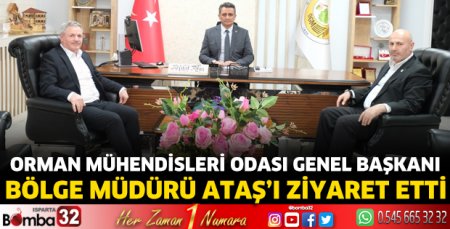 Orman Mühendisleri Odası Genel Başkanı'ndan OBM'ye ziyaret