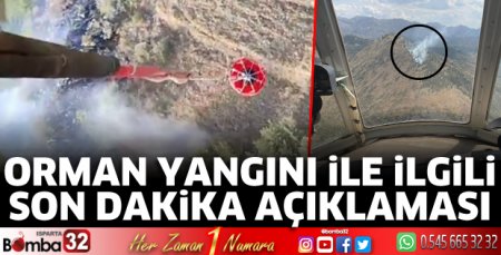 Orman yangını kontrol altına alındı 