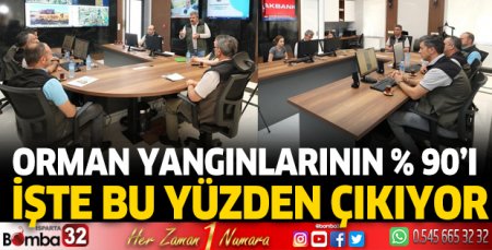 Orman yangınlarının %90'ı işte bu yüzden çıkıyor