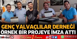 Örnek bir projeye imza attılar