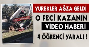 ORTA REFÜJE ÇARPARAK DURABİLDİ