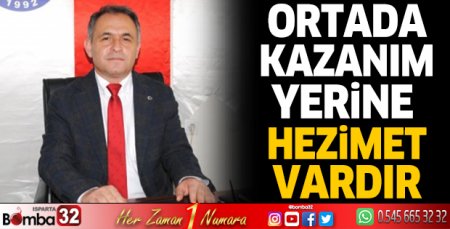 Ortada kazanım yerine hezimet vardır