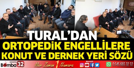 Ortopedik engellilere konut ve dernek yeri sözü