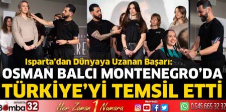 Osman Balcı Montenegro’da Türkiye’yi temsil etti