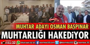 OSMAN BAŞPINAR SEÇİMİ KAZANDI GİBİ