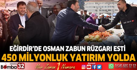 Osman Zabun Eğirdir'de