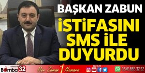 Osman Zabun istifasını duyurdu