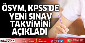 ÖSYM yeni KPSS takvimini açıkladı