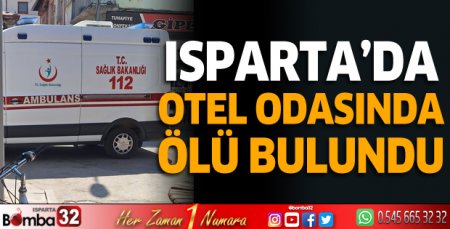 Otel odasında ölü bulundu
