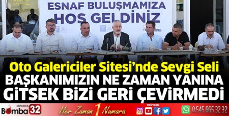 Oto Galerici esnafından Başdeğirmen’e sevgi seli