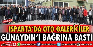 OTO GALERİCİLER BAŞKAN GÜNAYDIN’I BAĞRINA BASTI