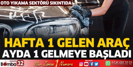 Oto yıkama sektörü sıkıntıda