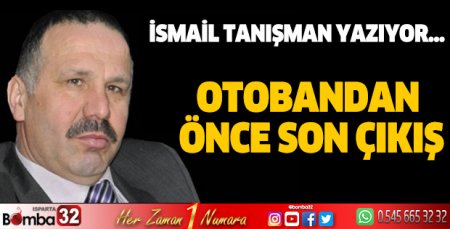 Otobandan önce son çıkış