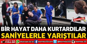 OTOBÜSTE ANİDEN FENALAŞAN ÖĞRENCİYİ HASTANEYE YETİŞTİRDİ