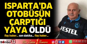 Otobüsün çarptığı yaya hayatını kaybetti