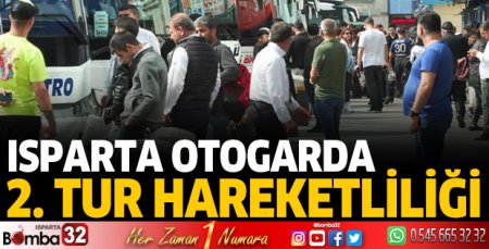 Otogarda 2'nci tur hareketliliği