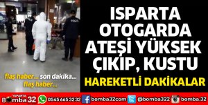 OTOGARDA ATEŞ YÜKSEK ÇIKIP KUSTU