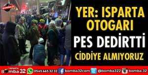 OTOGARDAN GÖRÜNTÜLER PES DEDİRTTİ