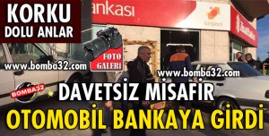 OTOMOBİL BANKAYA GİRDİ