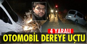OTOMOBİL DEREYE UÇTU!