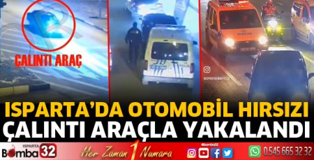Otomobil hırsızı çaldığı araçla yakalandı 