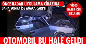 OTOMOBİL HURDAYA DÖNDÜ!