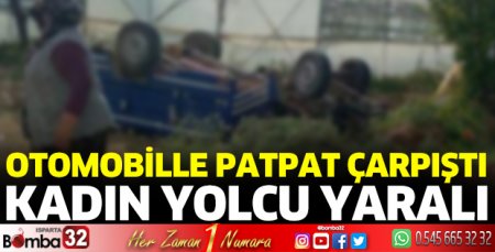 Otomobil ile patpat çarpıştı