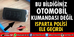 OTOMOBİL KUMANDASI GÖRÜNÜMLÜ HASSAS TERAZİ ELE GEÇİRİLDİ
