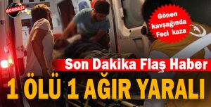 OTOMOBİL TAKLA ATTI 1 ÖLÜ