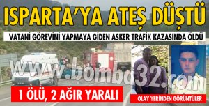 OTOMOBİL TIRIN ALTINA GİRDİ 1 ÖLÜ 2 YARALI