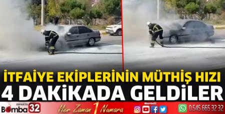 Otomobil yangını 