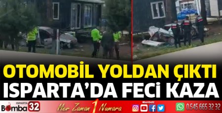 Otomobil yoldan çıktı 