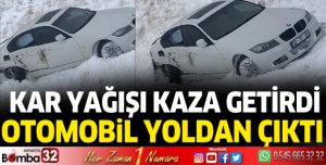OTOMOBİL YOLDAN ÇIKTI