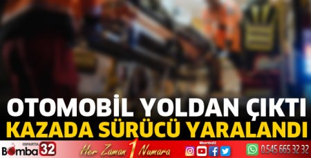 Otomobil yoldan çıktı