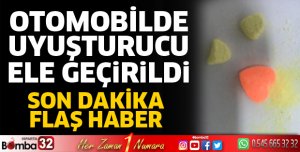 Otomobilde uyuşturucu ele geçirildi