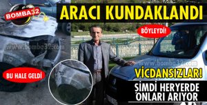 OTOMOBİLİ KUNDAKLADILAR!