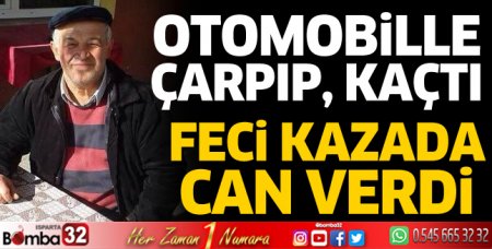 Otomobilin çarptığı yaya hayatını kaybetti 
