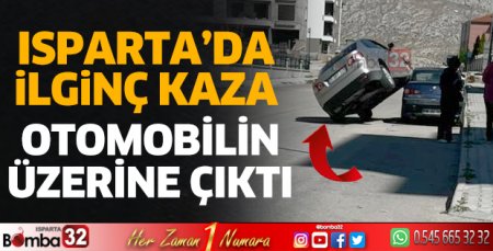 Otomobilin üzerine çıktı